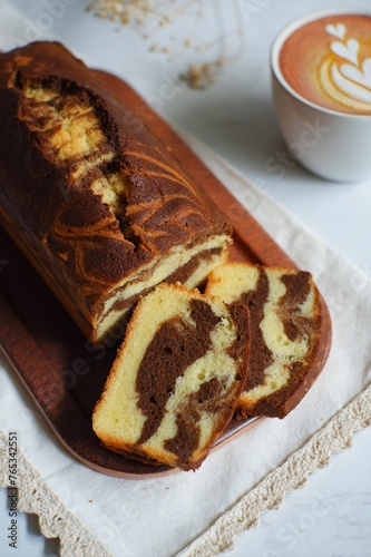 piece of marble cake