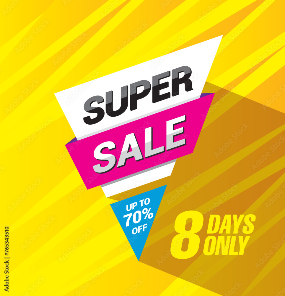 sale banner layout design vector illustration