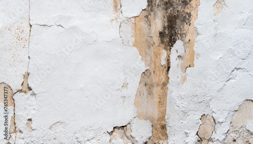 old cement wall painted white texture and seamless background