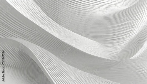 soft abstract wavy embossed texture abstract 3d white background