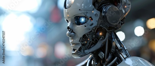 AI robot. Generative AI © GenerativeAIpicture