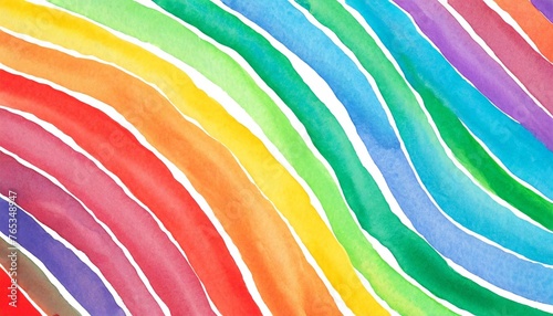 rainbow stripes abstract watercolor background