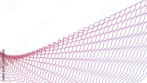 Purple wavy line abstract background for backdrop or fabric fashion style