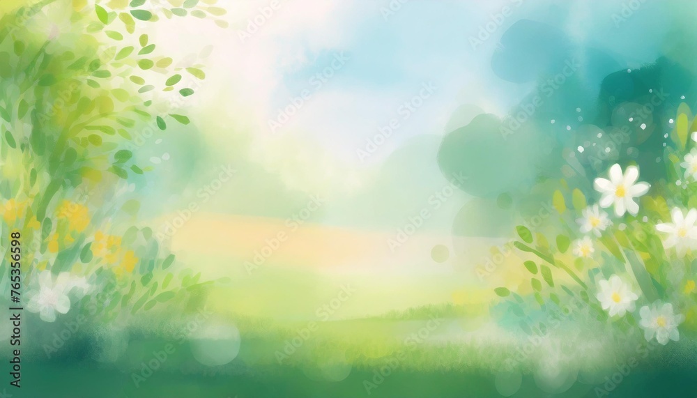 spring background blur