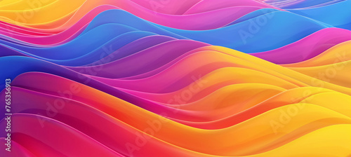 Creative curved paper background, abstract multi-layered paper background 3D rendering illustration