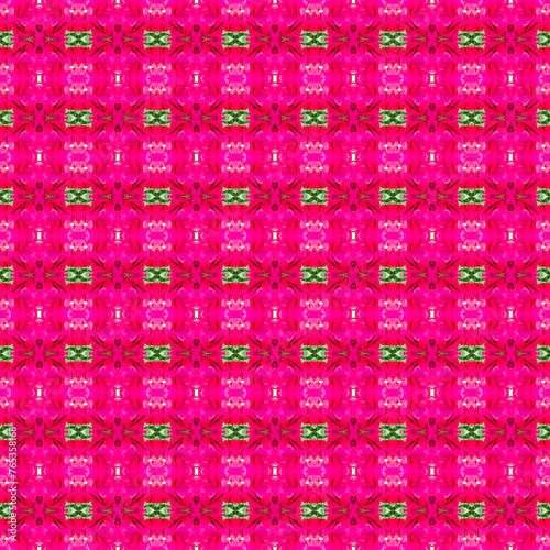 Abstract pink background and colorful seamless pattern