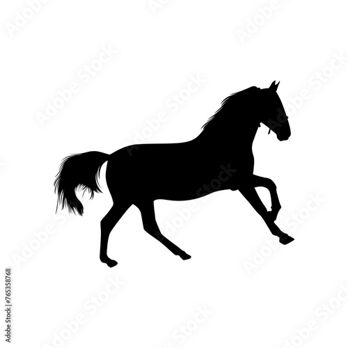 horse animal shape icon 