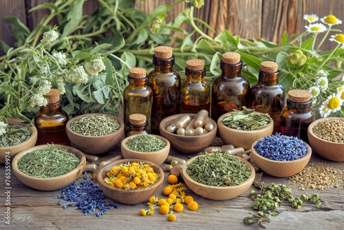 Herbal medicine preparations and remedies.