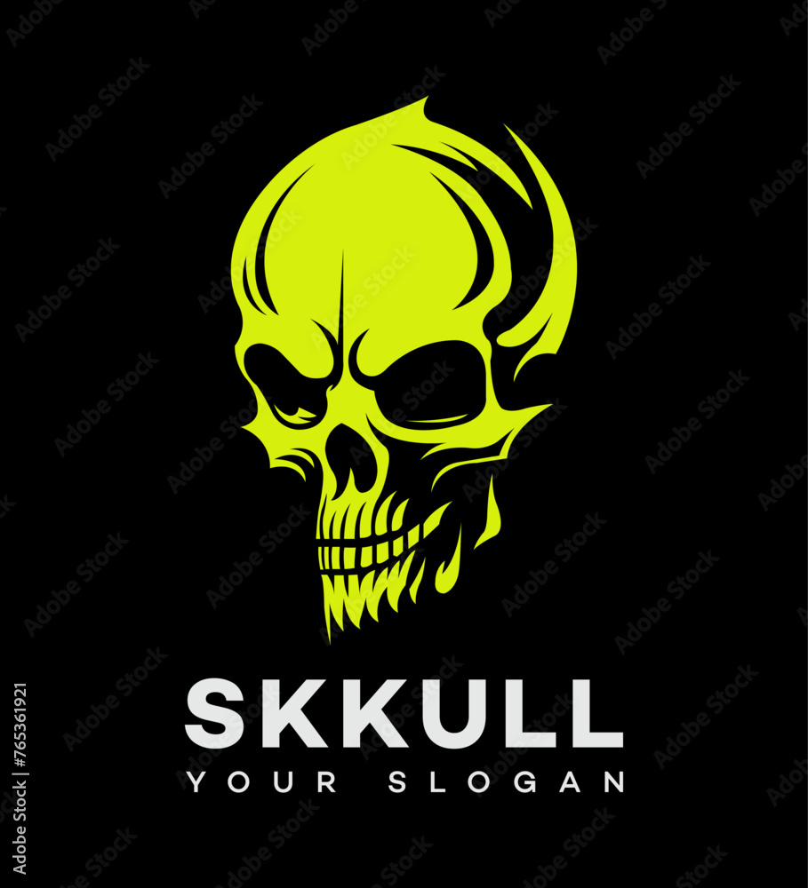 Skull logo Icon Brand Identity Sign Symbol Template