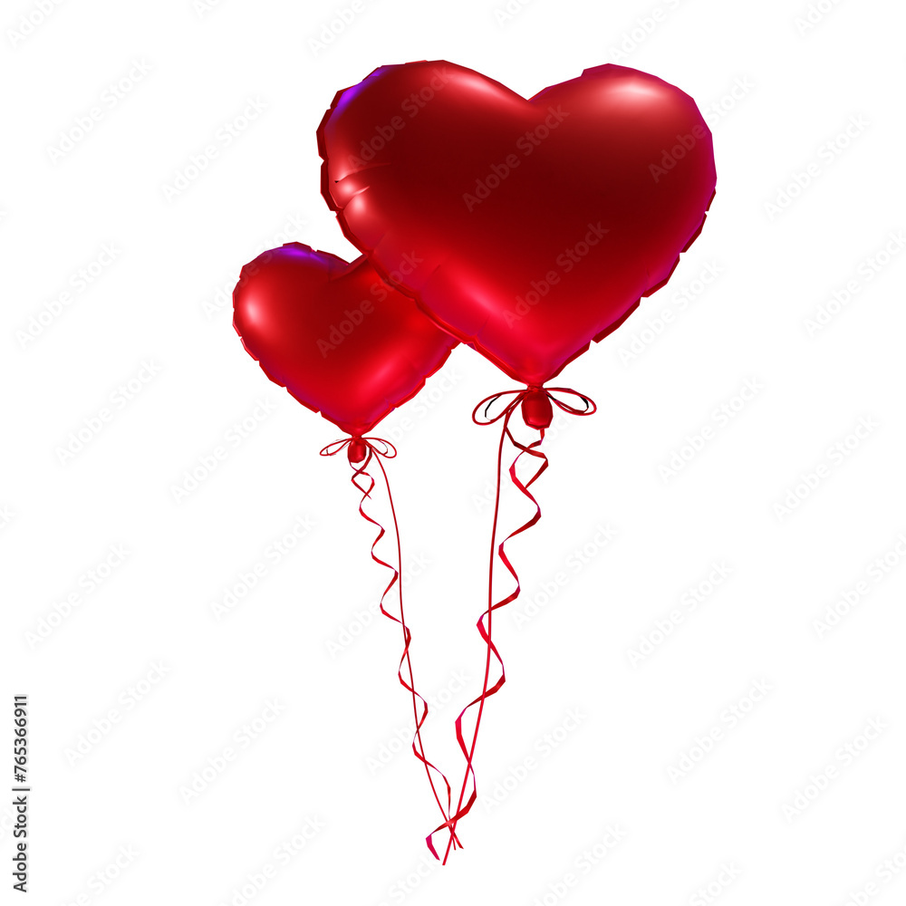 3D Heart Balloons Typo Promo Mês das Mães 3D Heart Balloons Typo Promo Mês das Mães