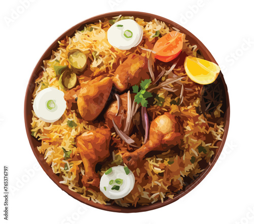 Asian Asia India Indian Arab food fry rice curry logo sign icon art menu tasty lunch lamb beef meat meal nasi plate dish party Islam eid iftar fasting middle east south grain spicy spice kerala