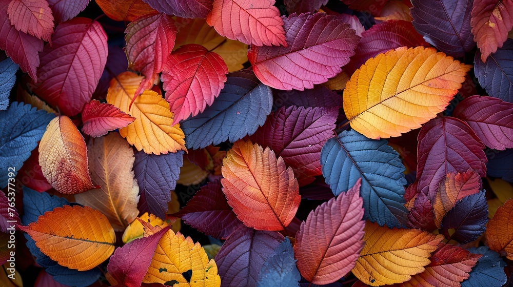 Autumn's Vibrant Palette: A Stunning Display of Colorful Leaves in Nature Autumn's Vibrant Palette: A Stunning Display of Colorful Leaves in Nature