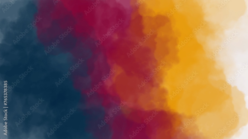 blue, red, yellow watercolor background. with amazing colors. best for banners, banners, templates, backgrounds, presentations, greeting cards