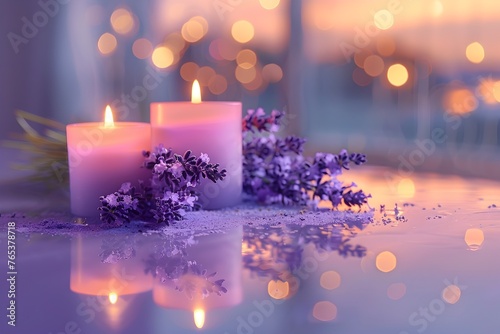 Creating a Sanctuary of Comfort and Relaxation  Soothing Senses with Soft Music and Lavender Aroma