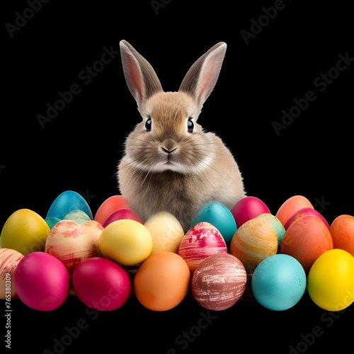 easter bunny and eggs © AlNoor