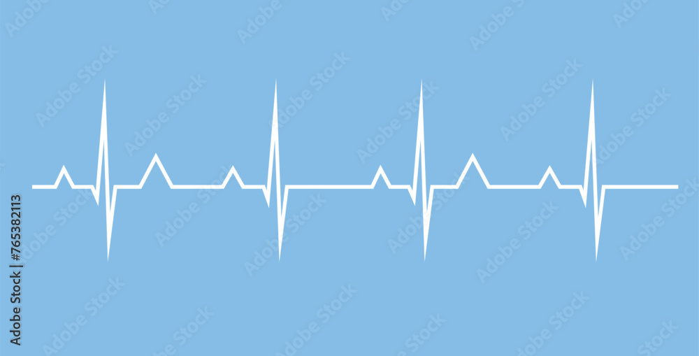 human heart cardiogram in vector graphics human heart cardiogram in vector graphics