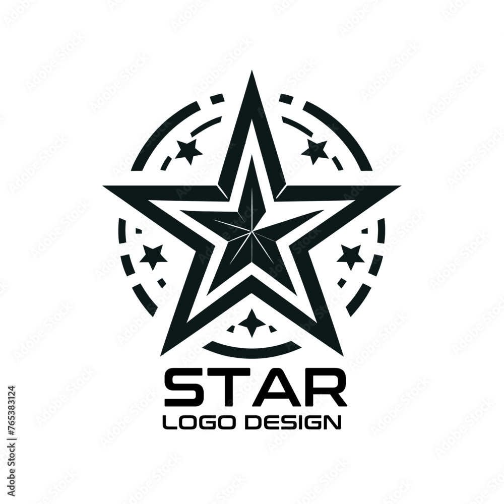 Obraz premium Star Vector Logo Design