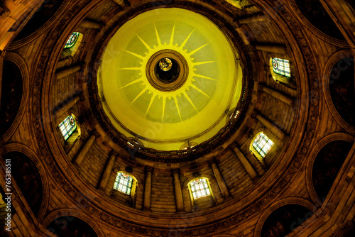 interior of the hagia sophia city photo