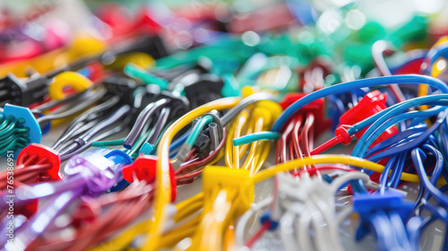 Electrical Components for Vehicles, Colorful Wire Harness and Plastic Connectors for Automotive Industry