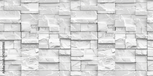 White Abstract Geometric Wall Texture Seamless Pattern