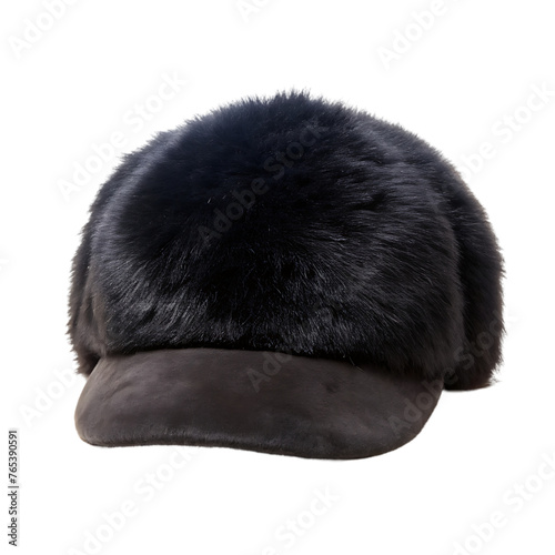 black cap isolated on background