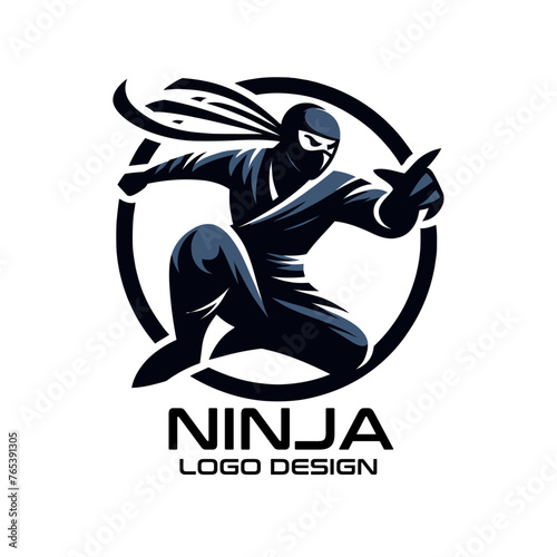 Ninja Vector Logo Design