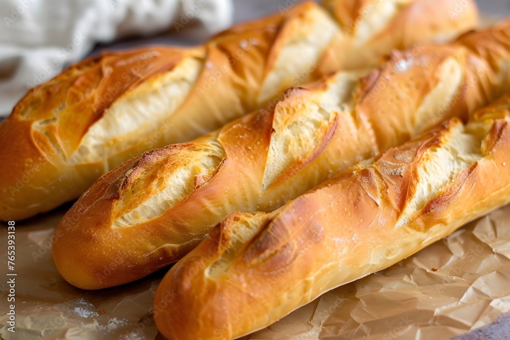 Freshly Baked Artisanal French Baguettes for a Delectable Culinary Experience