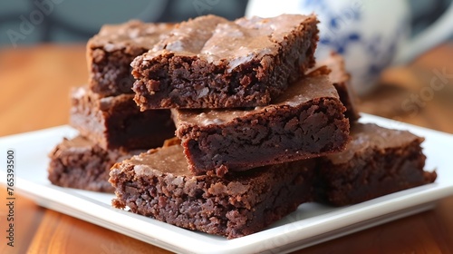 Irresistibly Rich and Fudgy Homemade Brownie Squares - A Decadent Treat for Any Occasion