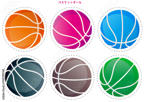 バスケットボール　ボールのセット © yuriharu