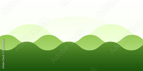 Abstract green Wavy Background  Modern banner background  wave shape background  Green color background.