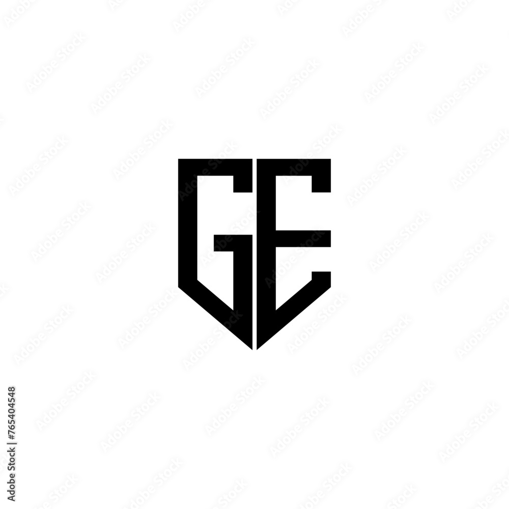 GE letter logo design with white background in illustrator. Vector logo, calligraphy designs for logo, Poster, Invitation, etc. GE letter logo design with white background in illustrator. Vector logo, calligraphy designs for logo, Poster, Invitation, etc.