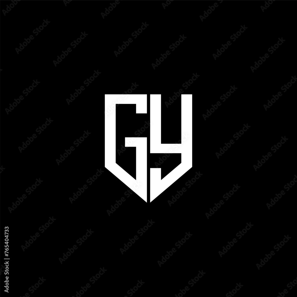 GY letter logo design with black background in illustrator. Vector logo, calligraphy designs for logo, Poster, Invitation, etc. GY letter logo design with black background in illustrator. Vector logo, calligraphy designs for logo, Poster, Invitation, etc.