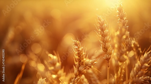 golden wheat field in summer