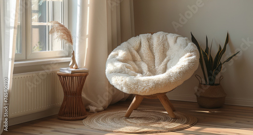 White Chair by Window