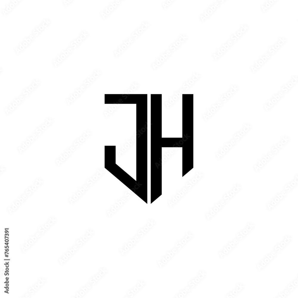 JH letter logo design with white background in illustrator. Vector logo, calligraphy designs for logo, Poster, Invitation, etc. JH letter logo design with white background in illustrator. Vector logo, calligraphy designs for logo, Poster, Invitation, etc.