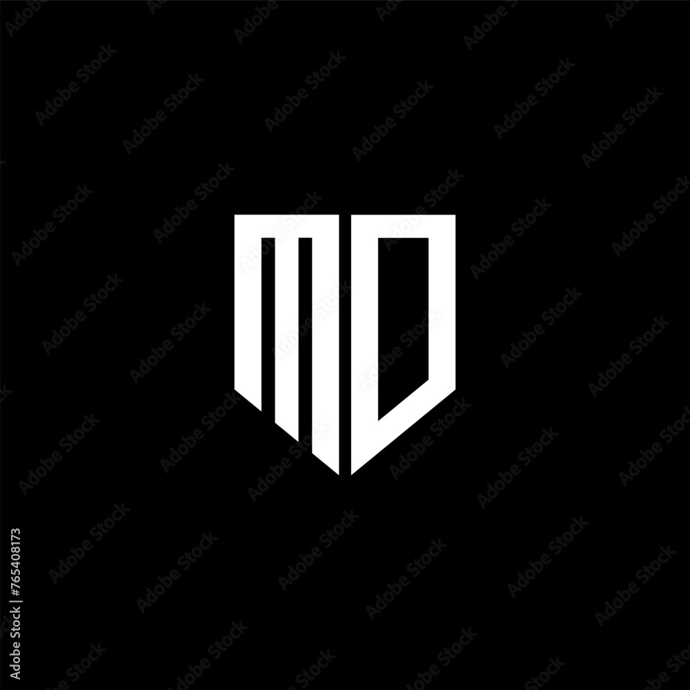 MD letter logo design with black background in illustrator. Vector logo, calligraphy designs for logo, Poster, Invitation, etc. MD letter logo design with black background in illustrator. Vector logo, calligraphy designs for logo, Poster, Invitation, etc.