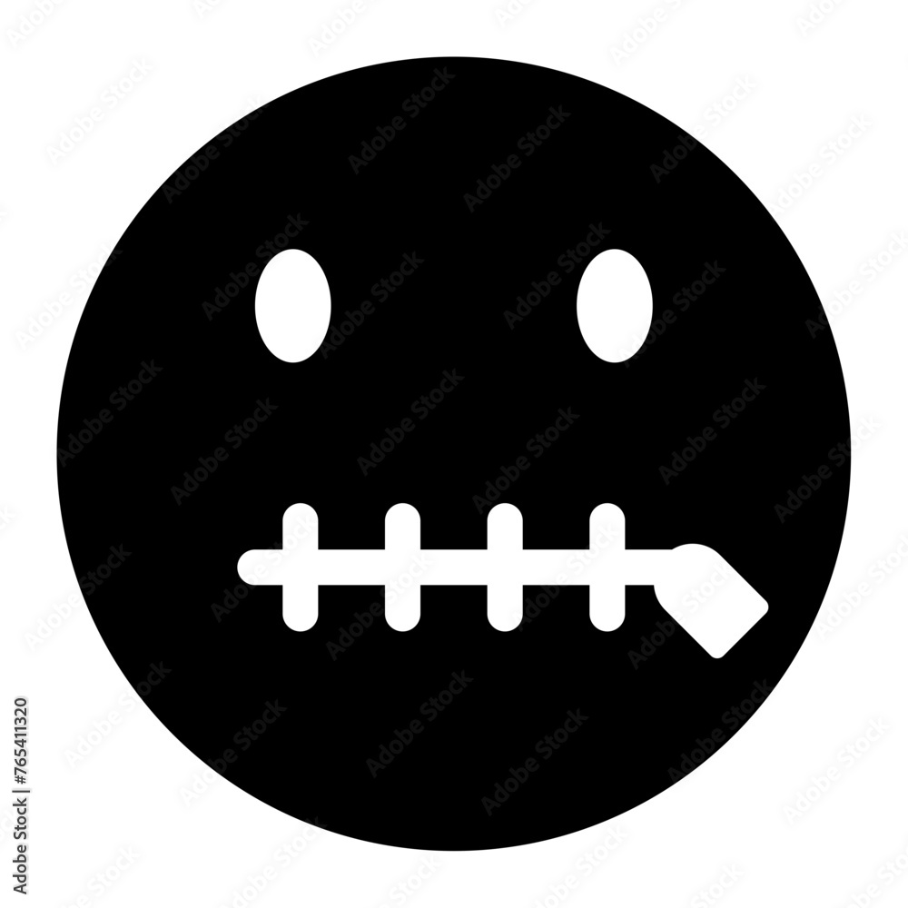 secret face emoji icon