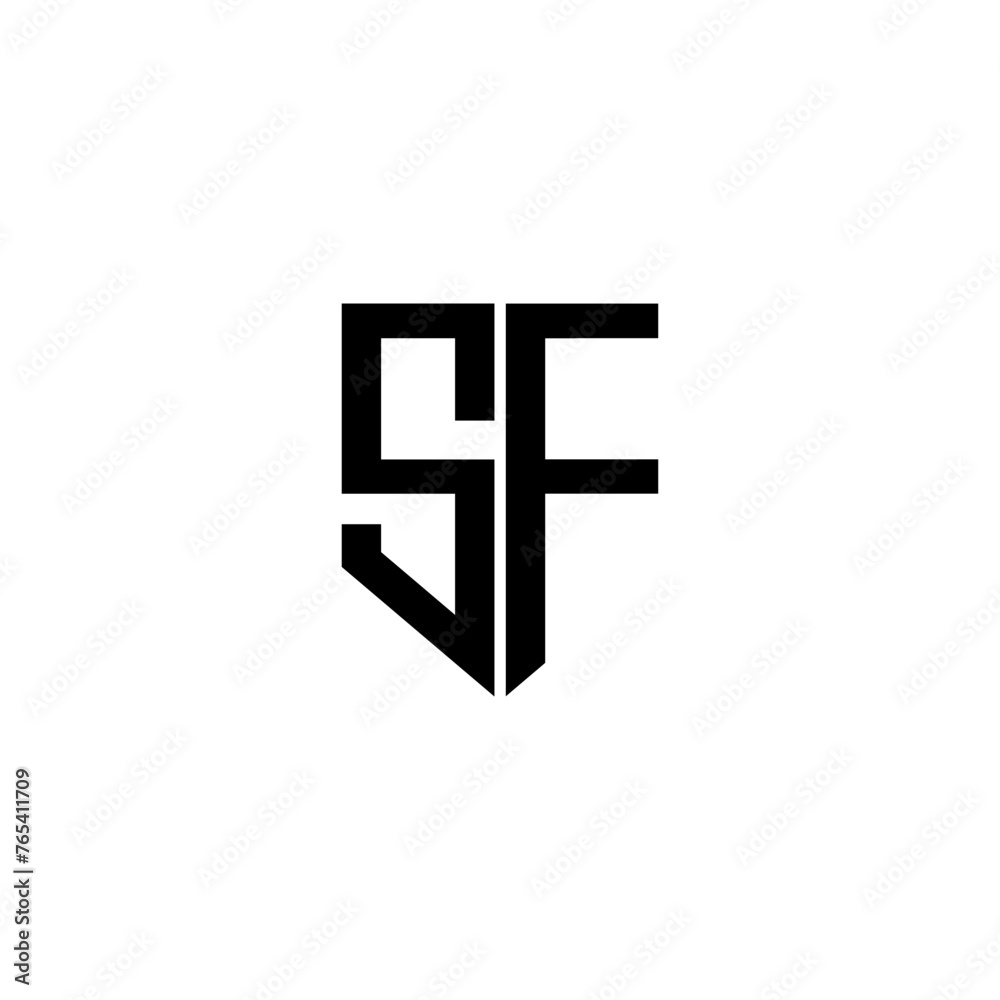 SF letter logo design with white background in illustrator. Vector logo, calligraphy designs for logo, Poster, Invitation, etc. SF letter logo design with white background in illustrator. Vector logo, calligraphy designs for logo, Poster, Invitation, etc.