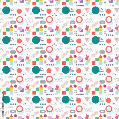 colorful seamless geometric pattern 1000*1000 pixel 300 dpi