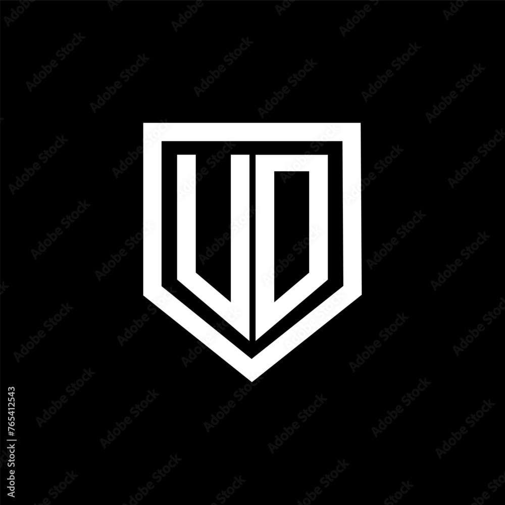 UD letter logo design with black background in illustrator. Vector logo, calligraphy designs for logo, Poster, Invitation, etc. UD letter logo design with black background in illustrator. Vector logo, calligraphy designs for logo, Poster, Invitation, etc.