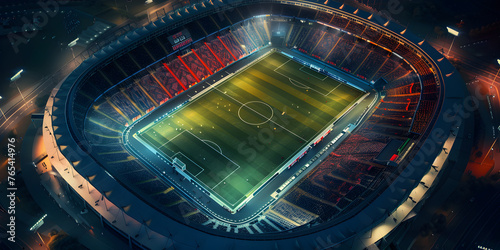  Aerial View of the Soccer Stadium