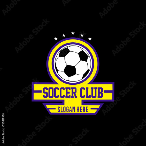 Football club bagde  soccer championship   Football tournament. Vector logo template