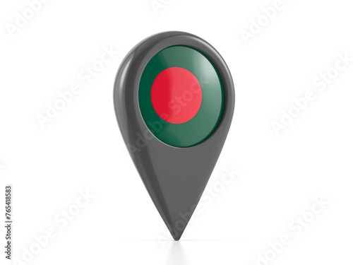 Map marker with Bangladesh flag Free Download Map marker with Bangladesh flag - GFXLoad