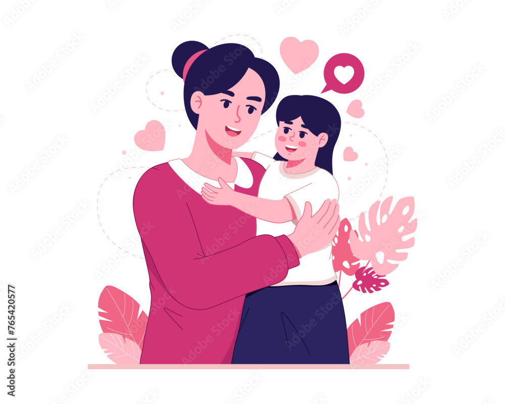 Mother's Day Vector Illustration Mother's Day Vector Illustration
