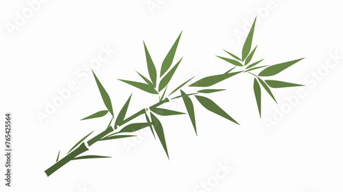 Bamboo icon isolated on white background. Flat bamboo © Jasmin
