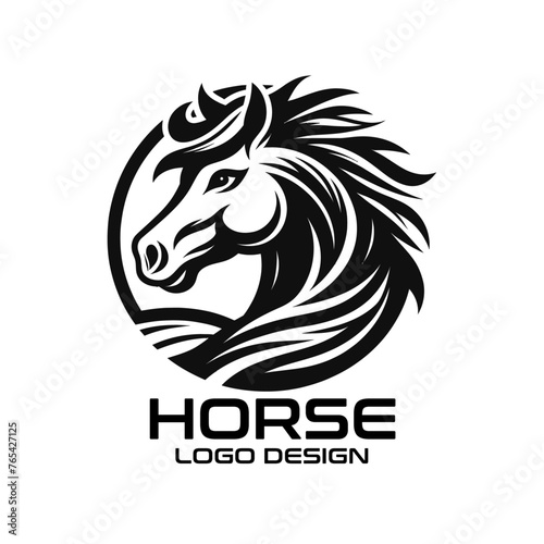 Wallpaper Mural Horse Vector Logo Design Torontodigital.ca
