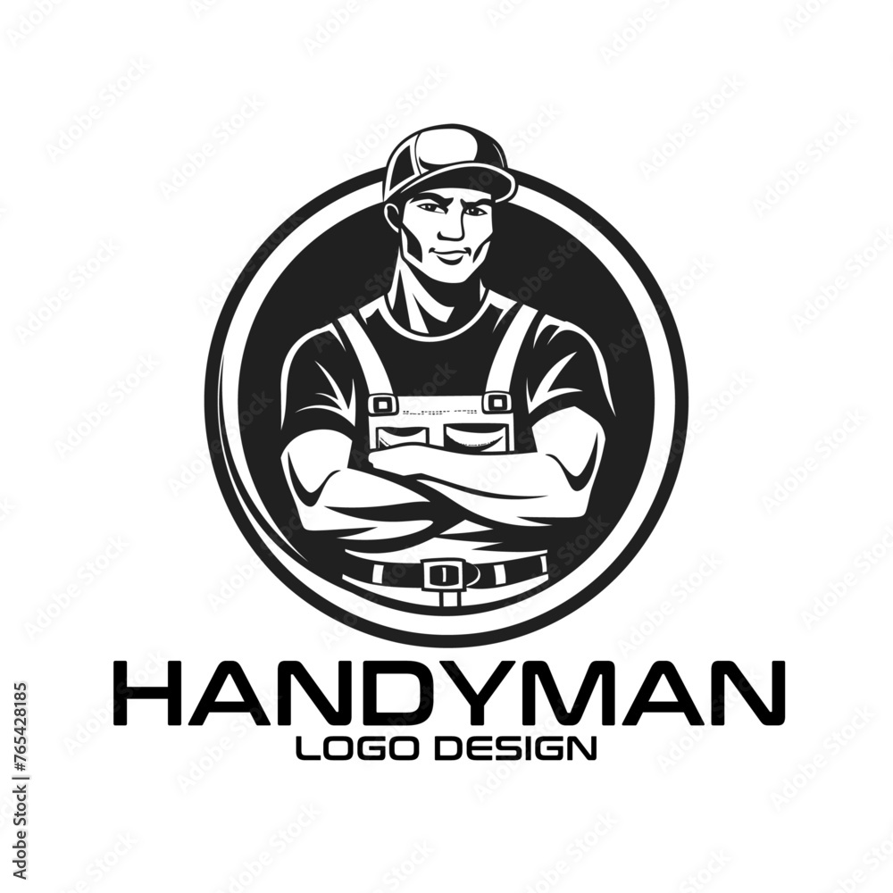 Handyman Vector Logo Design Handyman Vector Logo Design