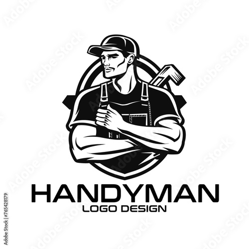 Handyman Vector Logo Design