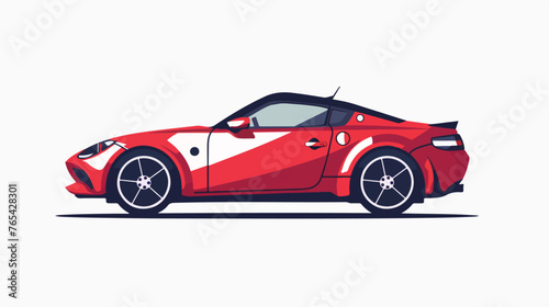 Car Key line icon in outline style