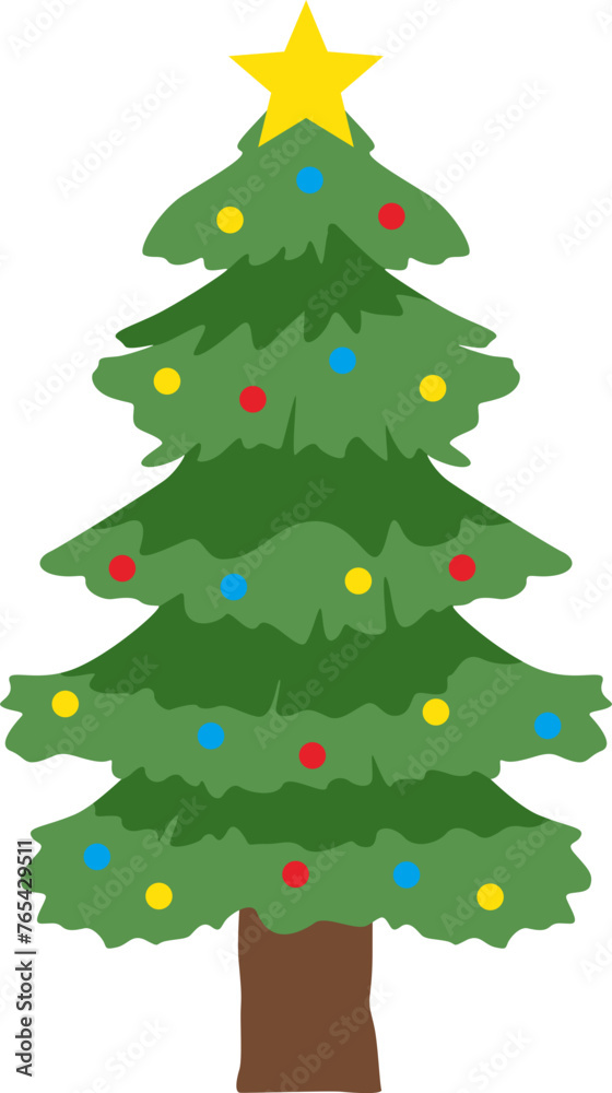 Christmas Tree Illustration Christmas Tree Illustration